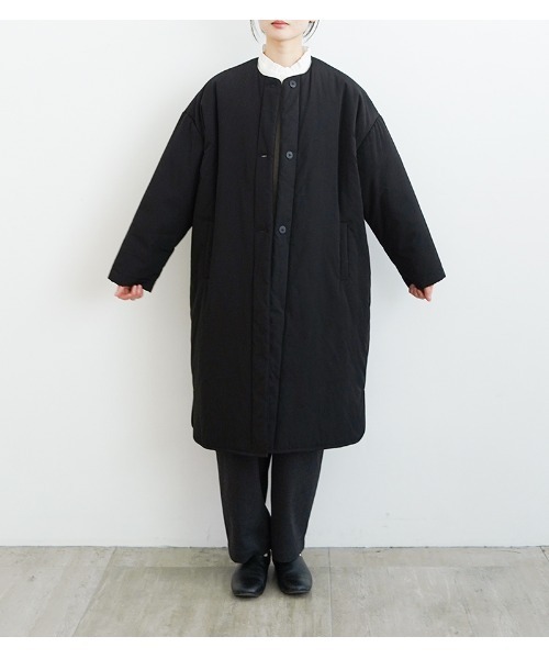 美品✨オローネ　フォーカスウォームコート　ノーカラーコート　グレー 楽天市場】TANDEY/オローネ フォーカスウォームコート portom20119