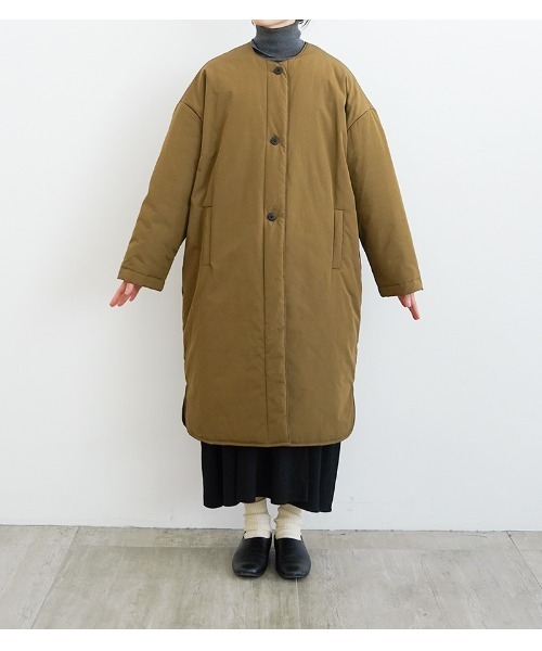 12/31まで限定価格　オローネ　フォーカスウォームコート セール】フォーカスウォームコート（ノーカラーコート）｜オローネ