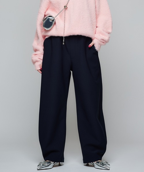 Narcissus（ナルシス）の「モロッコパンツ/コクーンパンツ/カーブ/美シルエット《動画あり》（その他パンツ・レディース・レッド/カーキ/ネイビー・FREE）」の3枚目の写真