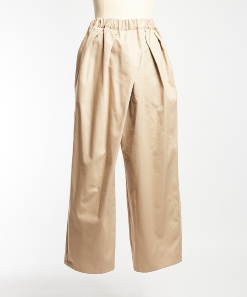 gomme（ゴム）の「マルチタックパンツ（その他パンツ・レディース・ブラック/ベージュ・MEDIUM）」の20枚目の写真