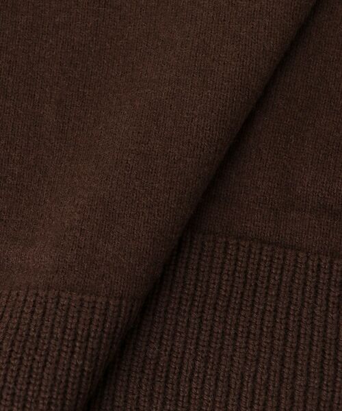 le.coeur blanc(ルクールブラン)の「片畦キリカエバックデザインニット(ニット/セーター・レディース・ラベンダー/ブラウン/グレー/ベージュ・38)」の5枚目の写真