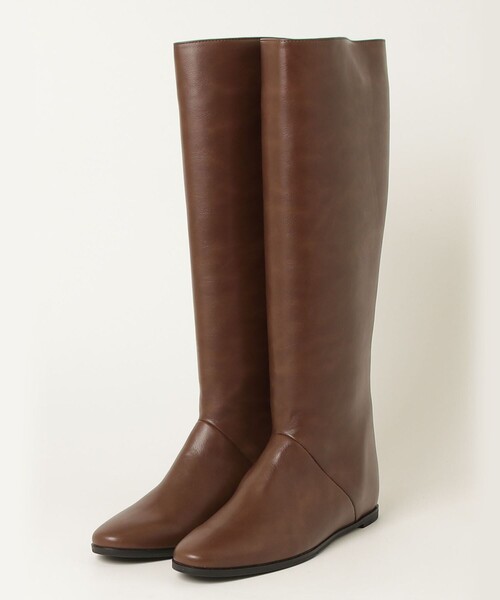 fredy emue(フレディエミュ)の「【ATELIER BRUGGE / アトリエブルージュ】インヒールロングブーツ(ブーツ・レディース・ブラウン/ブラック・M/L)」の6枚目の写真