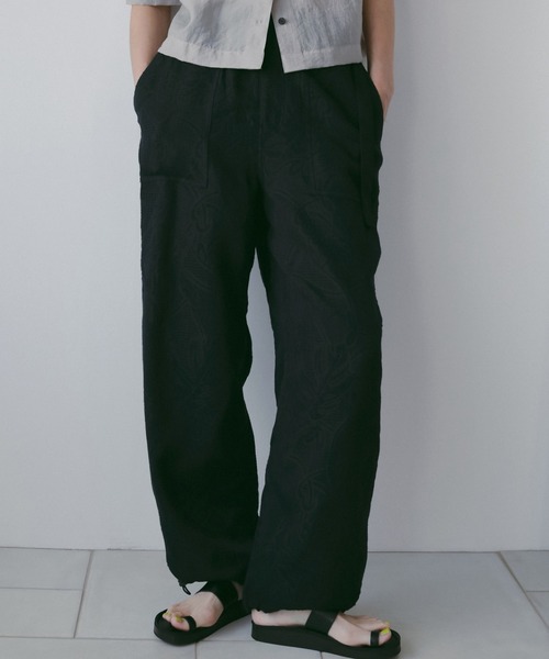 Jacquard Drawstring Pants（その他パンツ）｜anuke（アンヌーク）の