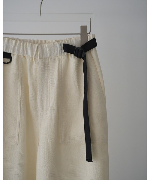 anuke（アンヌーク）の「Jacquard Drawstring Pants（その他パンツ・レディース・アイボリー/ネイビー・36inch/38inch）」の13枚目の写真