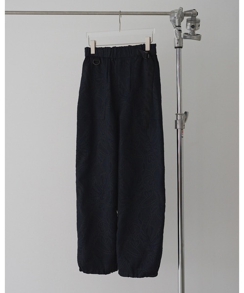 anuke（アンヌーク）の「Jacquard Drawstring Pants（その他パンツ・レディース・アイボリー/ネイビー・36inch/38inch）」の11枚目の写真