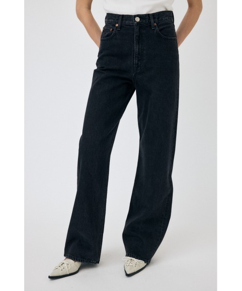 HIGH WAIST BLACK STRAIGHT（デニムパンツ）｜MOUSSY（マウジー）の