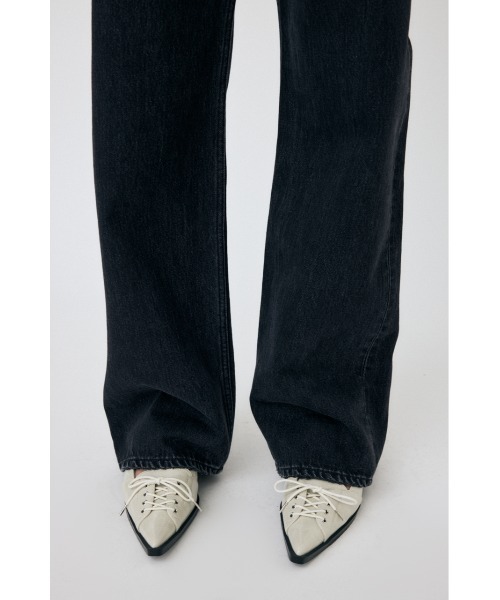 HIGH WAIST BLACK STRAIGHT（デニムパンツ）｜MOUSSY（マウジー）の