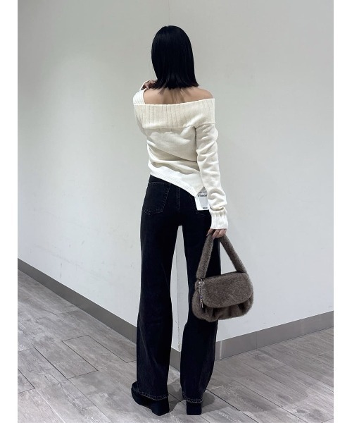 HIGH WAIST BLACK STRAIGHT（デニムパンツ）｜MOUSSY（マウジー）の