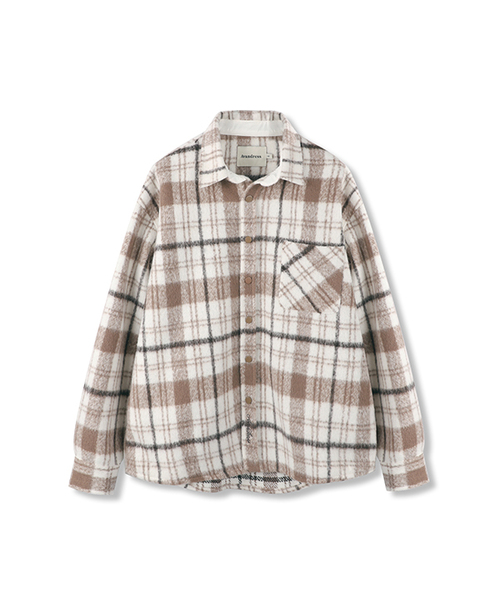 AVANDRESS(アバンドレス )の「Albert Overfit Check Shirt Jacket BROWN(その他アウター・レディース・ブラウン・LARGE/MEDIUM)」の1枚目の写真