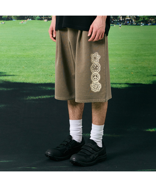 GAKKAI UNIONS(ガッカイユニオンズ)の「サンドビーチピグメントバミューダパンツカーキモカ(その他パンツ・レディース・その他・SMALL/MEDIUM/LARGE)」の1枚目の写真
