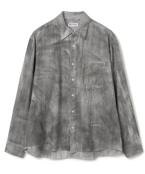 оверсайз футболка типа 'boarding stripes' (Overdayingst‑type oversized T‑shirt, гранж‑чёрный)