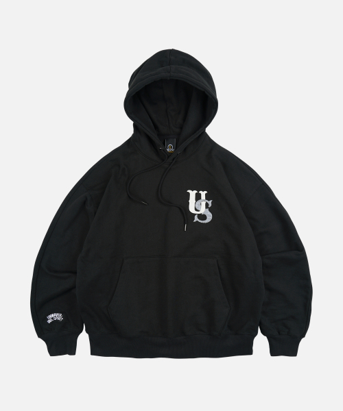 FRIZMWORKS(フリズムワークス)の「US LOGO PULLOVER HOODY _ BLACK(パーカー・メンズ・その他・SMALL/MEDIUM/LARGE/X-LARGE)」の1枚目の写真