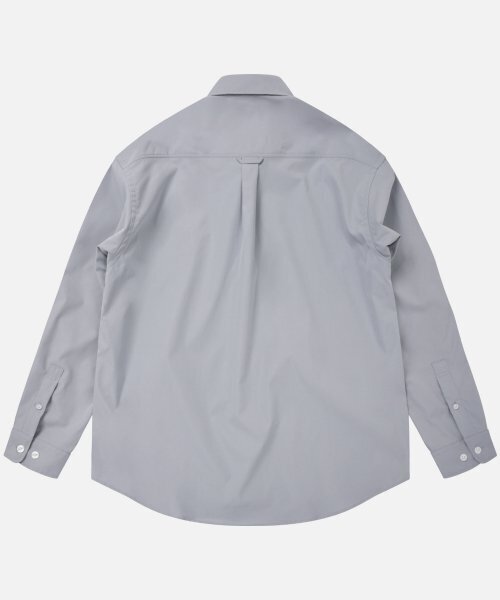 FRIZMWORKS(フリズムワークス)の「OG DOUBLE POPLIN RELAX SHIRT _ DUSKY BLUE(シャツ/ブラウス・メンズ・その他・MEDIUM/LARGE/X-LARGE)」の2枚目の写真