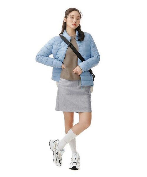 MUSINSA STANDARD WOMAN（ムシンサスタンダードウーマン）の「ウィメンズフラットテリースウェットミニスカート[ミディアムグレー]（スカート・レディース・その他・SMALL/MEDIUM/LARGE/X-SMALL）」の9枚目の写真