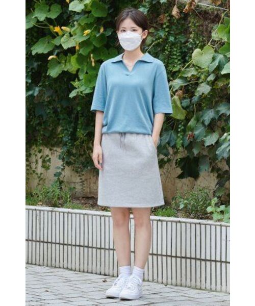 MUSINSA STANDARD WOMAN（ムシンサスタンダードウーマン）の「ウィメンズフラットテリースウェットミニスカート[ミディアムグレー]（スカート・レディース・その他・SMALL/MEDIUM/LARGE/X-SMALL）」の13枚目の写真