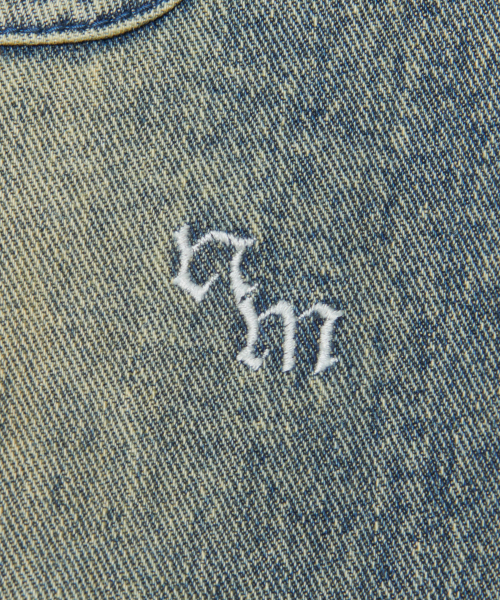 NOMANUAL(NOMANUAL)の「WAVE CURVED DENIM PANTS - WASHED BLUE(デニムパンツ・レディース・その他・MEDIUM/LARGE/X-LARGE/SMALL)」の8枚目の写真