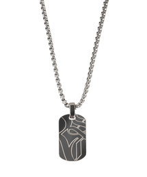 RSSC（アールエスエスシー）の「ENLARGED LOGO NECKLACE - SILVER（ネックレス）」