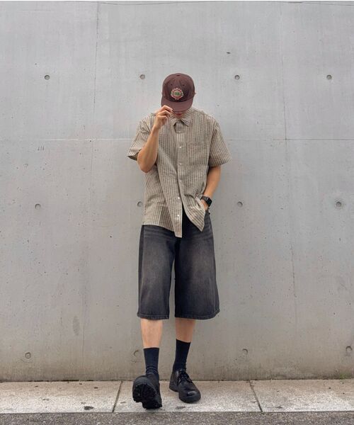 Verdnt（バーダント）の「マルチストライプバックロゴシャツ[ベージュ]（シャツ/ブラウス・レディース・その他・LARGE/SMALL/MEDIUM）」の10枚目の写真