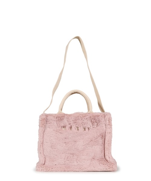 MARNI(マルニ)の「SMALL BASKET(ショルダーバッグ・メンズ・ピンク/ブラウン・UNI)」の6枚目の写真