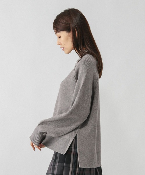 メルティハイネックアゼプルオーバー/581157（ニット/セーター