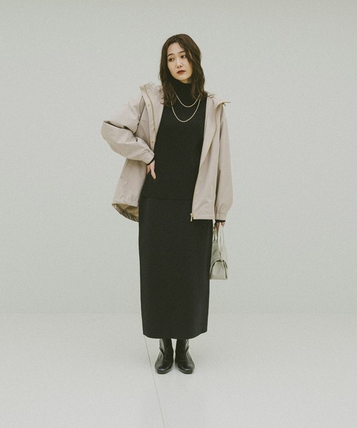 GLOBAL WORK（グローバルワーク）の「メルティハイネックアゼプルオーバー/581157（ニット/セーター・レディース・マスタード/グレー系その他7/レッド/ブラック/ブラウン系その他4/ホワイト系その他6/ライトピンク/ライトブルー/ライトイエロー・LARGE/SMALL/MEDIUM）」の20枚目の写真