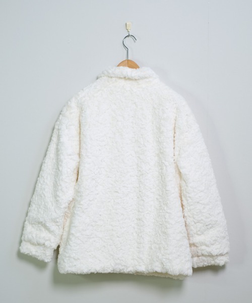 shopnikoniko(ショップニコニコ)の「トグルボタン フェイクファー ダッフルコート(ダッフルコート・レディース・ホワイト・フリー)」の9枚目の写真