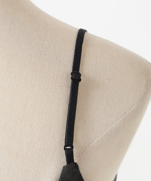 EMILY WEEK(エミリーウィーク)の「【RESET】オーガニックコットン混 ブラキャミソール(グレー)(その他アンダーウェア/インナー・レディース・チャコールグレー・36/38/40)」の9枚目の写真