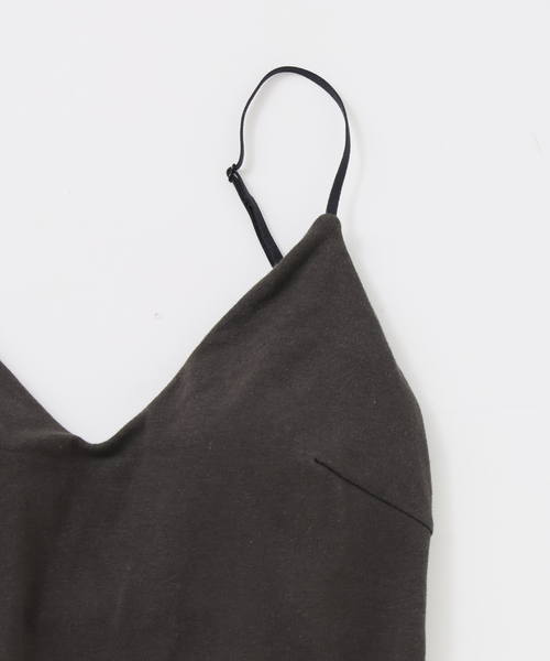 EMILY WEEK(エミリーウィーク)の「【RESET】オーガニックコットン混 ブラキャミソール(グレー)(その他アンダーウェア/インナー・レディース・チャコールグレー・36/38/40)」の12枚目の写真
