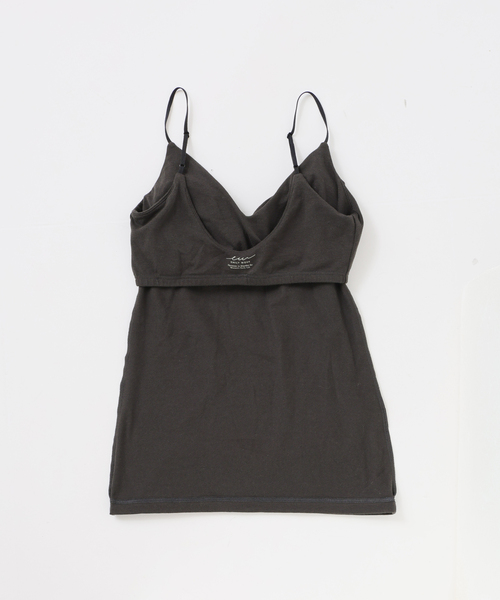 EMILY WEEK(エミリーウィーク)の「【RESET】オーガニックコットン混 ブラキャミソール(グレー)(その他アンダーウェア/インナー・レディース・チャコールグレー・36/38/40)」の15枚目の写真