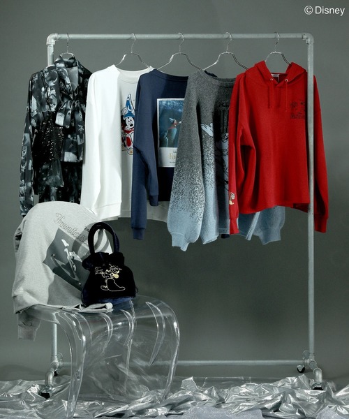 Disney（ディズニー）の「FANTASIA/ジャガードニットプルオーバー（ニット/セーター・レディース・チャコールグレー/ベージュ・FREE）」の7枚目の写真