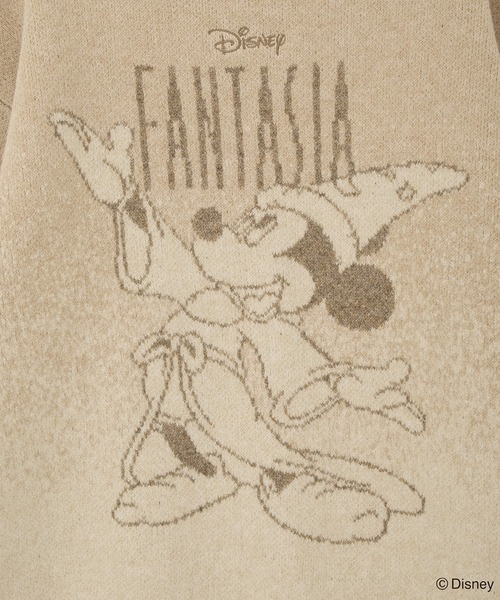 Disney（ディズニー）の「FANTASIA/ジャガードニットプルオーバー（ニット/セーター・レディース・チャコールグレー/ベージュ・FREE）」の13枚目の写真