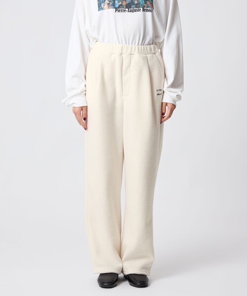 CITEN（シテン）の「＜CITEN＞裏起毛イージーパンツ（スウェットパンツ・レディース・ダークグレー/オフホワイト・M/S）」の17枚目の写真