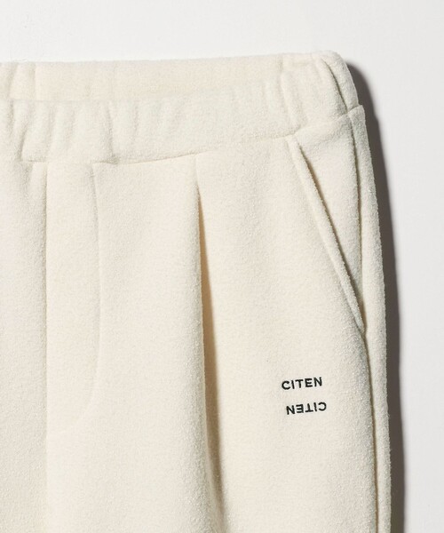 CITEN（シテン）の「＜CITEN＞裏起毛イージーパンツ（スウェットパンツ・レディース・ダークグレー/オフホワイト・M/S）」の10枚目の写真