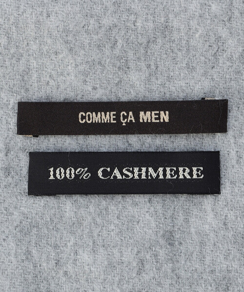 COMME CA MEN(コムサメン)の「ウォッシャブルカシミヤ プレーンマフラー(マフラー・メンズ・キャメル/チャコールグレー/グレー/ブルー/ブラック・FREE)」の12枚目の写真