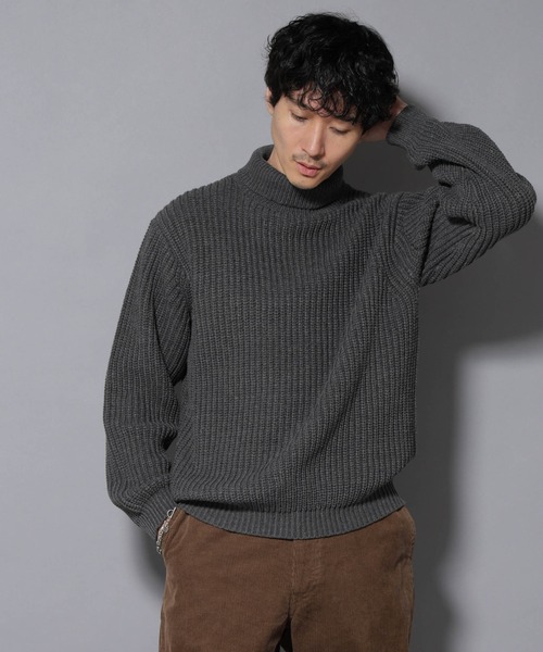 セール】ローゲージタートルニット（ニット/セーター）｜NANO universe