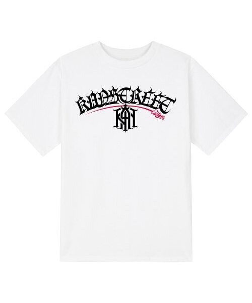 KAN6312(カン6312)の「KTW0159 レタリングカンシンボル半袖Tシャツ - ホワイト(Tシャツ/カットソー・メンズ・その他・SMALL/MEDIUM/LARGE/X-LARGE)」の1枚目の写真