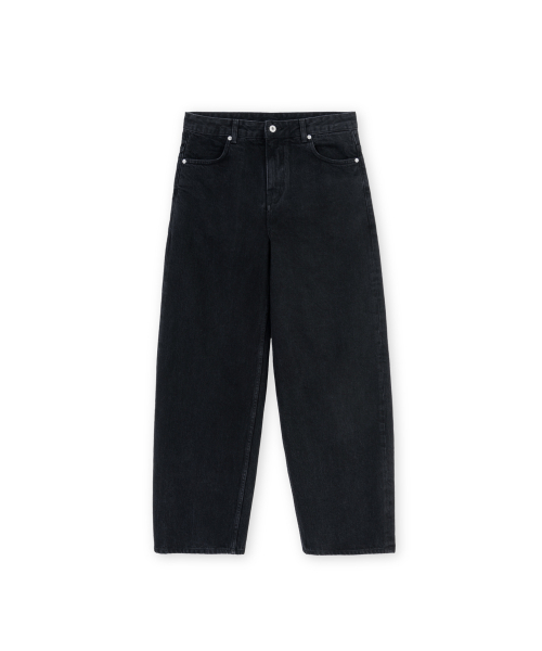 BROWNYARD(ブラウンヤード)の「ワイドデニム、ブラック(デニムパンツ・メンズ・その他・3/4/5/6)」の1枚目の写真