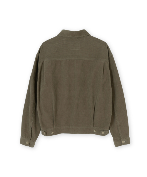 BROWNYARD(ブラウンヤード)の「ウォッシュドコーデュロイトラッカージャケット、モカ(その他アウター・メンズ・その他・3/4/5/6)」の2枚目の写真