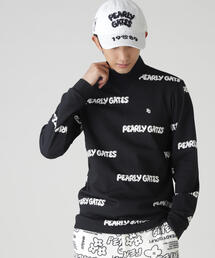 パーリーゲイツ アーチロゴスタンドネック長袖カットソー パーリーゲイツ アーチロゴスタンドネック長袖カットソー