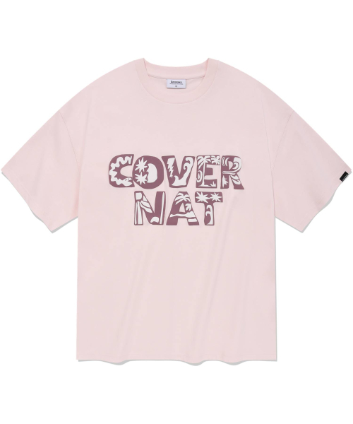 COVERNAT(カバーナット)の「トロピカルロゴTシャツライトピンク(Tシャツ/カットソー・レディース・その他・MEDIUM/LARGE/X-LARGE)」の1枚目の写真