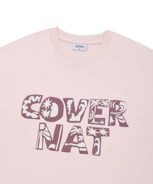 COVERNAT(カバーナット)の「トロピカルロゴTシャツライトピンク(Tシャツ/カットソー・レディース・その他・MEDIUM/LARGE/X-LARGE)」の3枚目の写真