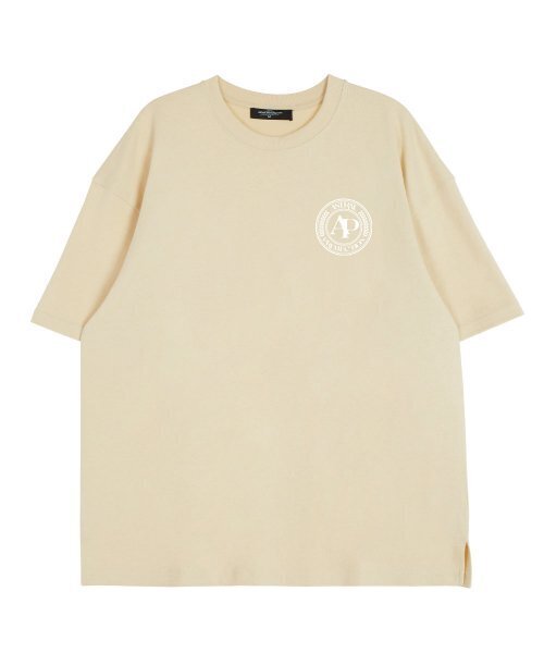 ASTRAL PROJECTION(アストラルプロジェクション)の「エイピースポーティエンブレムラウンドネック15番手コットン半袖Tシャツ_バター(Tシャツ/カットソー・メンズ・その他・LARGE/X-LARGE/XX-LARGE)」の2枚目の写真
