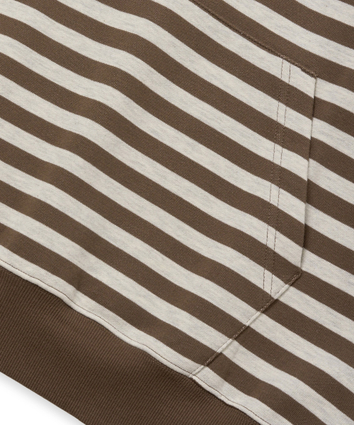 BROWNBREATH（ブラウンブレス）の「STRIPE TAG HOODIE - OATMEAL（パーカー・メンズ・その他・MEDIUM/LARGE/X-LARGE/SMALL）」の7枚目の写真