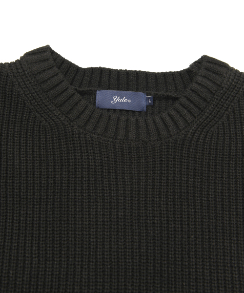YALE（イェール）の「コージーラウンドニット_ブラック（ニット/セーター・レディース・その他・SMALL/MEDIUM/X-SMALL）」の4枚目の写真