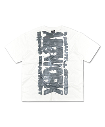 SMUDGE HALF SLEEVE TEE (WHITE)