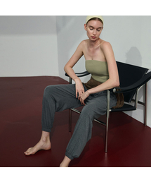 DEVIWEAR（デヴィウェア）の「女性ヨガウェア DEVI-B0086-チャコール ピラティスレオリンハーレムパンツ（その他パンツ）」