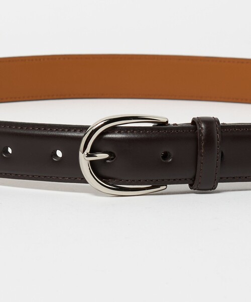 UNITED ARROWS（ユナイテッドアローズ）の「イルチア レザー ベルト（ベルト・メンズ・ブラック/ダークブラウン・100cm/90cm/75cm/85cm/95cm/80ｃｍ）」の4枚目の写真