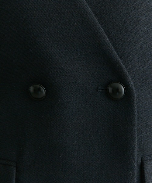 PUAL CE CIN（ピュアルセシン）の「ラペルレス ジャケット（ノーカラージャケット・レディース・ベージュ/ネイビー・FREE）」の18枚目の写真