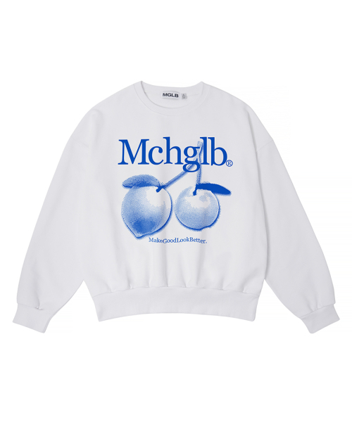 MATCHGLOBE(マッチグローブ)の「トワイス ピーチ スウェットシャツ(ホワイト)(スウェット・レディース・その他・FREE)」の5枚目の写真