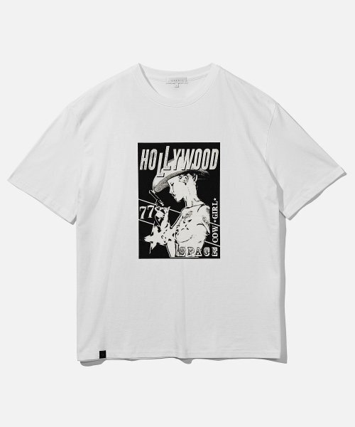VASTIC(バスティック)の「ハリウッドTシャツ_ホワイト(Tシャツ/カットソー・メンズ・その他・LARGE/MEDIUM/X-LARGE)」の2枚目の写真